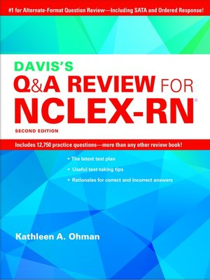 cover image of Davis's Q&A Review for NCLEX-RN